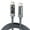 Grey, variant on Whaledi 100W USB C to USB C Cable with Clear Housing Auto Cutoff For Multiple Devices