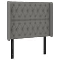 thumbnail image 5 of vidaXL Box Spring Bed with Mattress Dark Gray 39.4"x79.9" Twin XL Fabric, 5 of 6