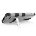 thumbnail image 3 of Kaleidio Case For LG Tribute Dynasty / Aristo 2 X210 / K8+ (2018) [Natural TUFF] 3-Piece Hard Impact [Shock Absorbing][Kickstand]Hybrid Rubber Cover w/ Overbrawn Prying Tool [Grey/Black], 3 of 6