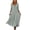 #H-Gray, variant on ZHYou Womens Casual Dresses V-Neck Long Sleeve Leisure Loose Fit Linen Soft Flowy Dresses Loungewear,Black,Size 2XL