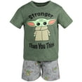 thumbnail image 2 of Star Wars The Child T-Shirt and French TerryShorts Outfit Set Infant to Big Kid, 2 of 5