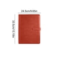 thumbnail image 2 of A4 Leather Portfolio Folder, Multi-Pocket Business Padfolio With Notepad and Pen, Document Organizer for Office, Meetings, Interviews, and Business Visits, 2 of 5
