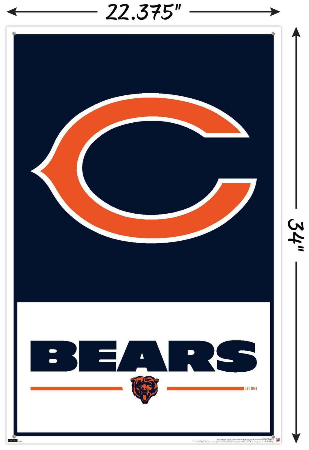 Chicago Bears de la NFL - Logo 21