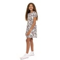 thumbnail image 3 of Hello Kitty Girls' Allover Print Dress with Short Sleeves, Sizes 4-12, 3 of 8