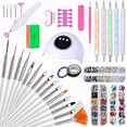 thumbnail image 1 of Kit De Decoración Uñas Con Lampara Led Blanca Malubero Kit de Manicure, 1 of 5