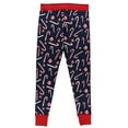 thumbnail image 4 of Candy Cane Women's Leggings and Tees, Pajama Separates, Cozy Loungewear for Women, Christmas (Medium), 4 of 7