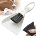thumbnail image 2 of Mini Dustpan Brush Set, Small Broom for Desk Keyboard, Handheld Quick Cleanup Tools, for Kitchen Table Corner, Pets Nest, Sofa, Table Whisk Brooms Sweep, Dustpan and Brush Combo, 4.6x7 inch, 2 of 7