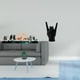 thumbnail image 2 of Escultura de pared de ciervo con gesto de . Decoración colgante creativa para jardín, valla, porche, apartamento, dormitorio y restauran, 2 of 8