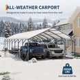 thumbnail image 6 of 20'x40'x12' Metal Carport, for Multiple Vehicles, 6 of 6