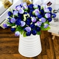thumbnail image 7 of SPRING PARK 15 Heads/1 Bouquet Silk Rose Artificial Flowers Bunch Bouquet Wedding Home Party, 7 of 7