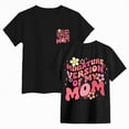 thumbnail image 3 of kpoplk Toddler Baby Girls Flower Shirt Cute Graphic Short Sleeve T-Shirt Kids Print Graphic Summer Tees Top(Black,2-3 Y), 3 of 6