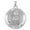 Sterling Silver, variant on PicturesOnGold.com Saint Lawrence Religious Medal Female Adult - 3/4 inch Size of a Nickel -Sterling Silver
