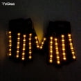 thumbnail image 5 of Guantes brillantes LED para decoración de discoteca, guantes luminosos de neón, luces fluorescentes para fiestas, accesorios para actuación en escenario, recién llegado, 5 of 5