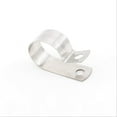 thumbnail image 4 of 10 pieces of stainless steel pipe clamps, rubber buffer insulation clamps, cable clamps, used for pipe clamps or cable fixing,R type(φ60), 4 of 5