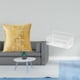 thumbnail image 2 of Elegante Funda De Almohada Decorativa Para El Hogar Y Cesta De Metal Para Colgar En La Pared, Organizador De Estantes Flotantes Para Sala De Estar, Oficina, Dormitorio, Coche, Cocina Y Baño., 2 of 8