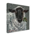 thumbnail image 3 of Trademark Fine Art Mary Miller Veazie Wren The Christmas Sheep Canvas Wall Art - 14x14, 3 of 5