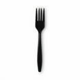 thumbnail image 6 of Dixie Individually Wrapped Heavyweight Utensils Fork Plastic Black 1000/Carton PFH53C, 6 of 6
