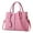 Black, variant on Large Capacity Crossbody Bags for Women Vegan Leather Top-handle Purses Trendy Tote Shoulder Bag