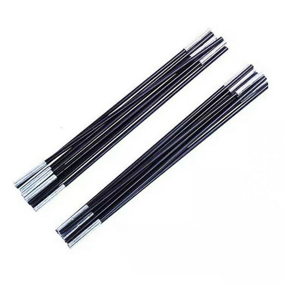 Support de Mât de Tente de Camping pour Abris Extérieurs / Support de Tube en Fibre de Verre pour Bâches et Mâtx de Tente Tiges Pliantes Durables pour la Randonnée et