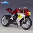 thumbnail image 3 of WELLY 1:12 MV Agusta Superveloce Ago Alloy Racing Motorcycle Model Diecast Metal Street Motorcycle Model Simulation Kids Toy Gif, 3 of 6