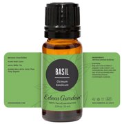 Edens Garden Basil Essential Oil- 100% Pure Premium Grade, Undiluted, Natural, Therapeutic, Aromatherapy, The Best for Diffuser, Skin, Candle, Laundry 10 ml (.33 fl oz)