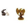 thumbnail image 1 of Escultura de estatua de cerámica, figura de resina, adorno de mesa, regalo considerado, diseño único, adecuado para bodas, cumpleaños, inauguración de, 1 of 8