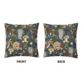 thumbnail image 3 of Mushroom Forest Velvet Throw Pillow Covers Sofa Pillowcase Car Square Throw Pillowcases Home Decoration 18x18Inch, 3 of 6