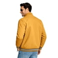 thumbnail image 6 of GrmtClth Men's Bomber Jacket Lightweight Windbreaker Jackets Zip Up Windproof Jackets Casual Spring Fall Coat for Ball Games Yellow 2XL, 6 of 7