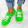 thumbnail image 3 of Forever Link Slip-On Comfort-01 Sneaker Neon Green Lace Up Fashion Sneakers (Neon Green, 5), 3 of 3