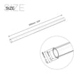 thumbnail image 2 of Plastic Pipe Rigid Tube Clear 0.2"(5mm) ID 0.23"(6mm) OD 9.6" (245mm) for Lighting, Water Plumbing, 2 of 6