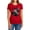 Red, variant on JLA Tag Team Women's T Shirt, Royal, 2X-Large