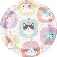 thumbnail image 1 of Assiettes à dessert avec faces Kitty Party, 1 of 1