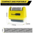 ExcelMark Rolling Identity Theft Guard Stamp (Roller Stamp and