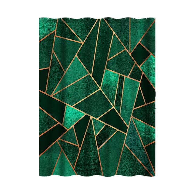 Matsuzay Cortina de ducha de poliéster fácil de limpiar, diga adiós a la suciedad y las manchas, resistente y duradera Juegos de accesorios de baño tipo 6