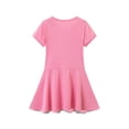 thumbnail image 4 of vigerkar Robes pour Petites Filles Coton Été Vacances Mignonne Robe Chat Manches Courtes (Rose, 10-11 Ans), 4 of 4