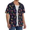thumbnail image 2 of Kdxio Men's Hawaiian Shirt for Men Short Sleeve Shirt Colorful Birds Summer Casual Holiday Beach Button Down T-Shirts, 2 of 5