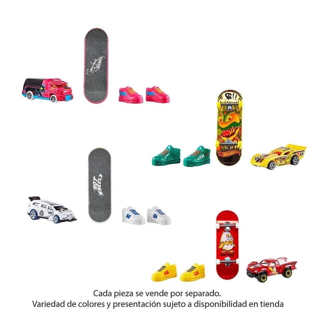 Vehículo de juguete Hot Wheels Patineta + Diecast de Colección Varios Modelos 1 pza
