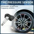 thumbnail image 2 of Unique Bargains No.407003JA0A Tire Pressure Sensor for Nissan Altima 13-18 TPMS Sensor 433MHz, 2 of 7