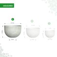 thumbnail image 3 of Grand Pot de Fleurs en Résine pour Arbres – Pot de Plante Rond Léger avec Finition Texturée en Pierre de Béton, Résistant aux Intempéries Décoratif Extérieur & Intérieur (Grande Taille - 21,7 Pouces), 3 of 5