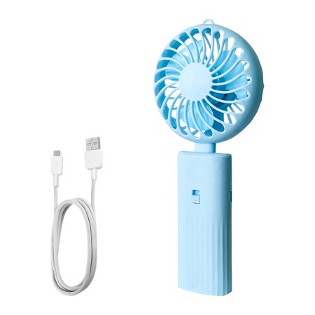 

amousa Handheld Small Fan Portable Lanyard Mini Desktop Student USB Charging Fan