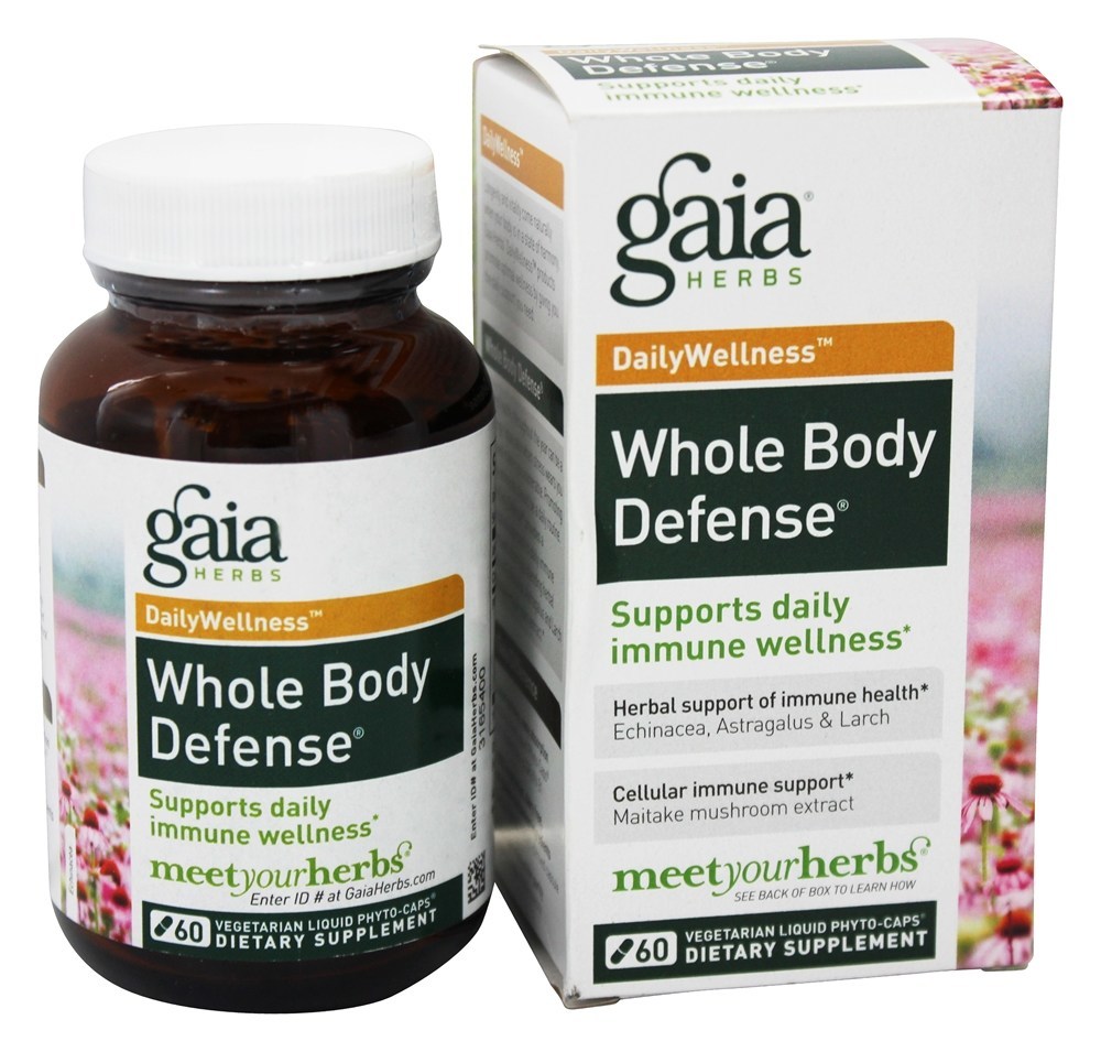Gaia Herbs Gaia DailyWellness Whole Body Defense, 60 ea
