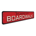 thumbnail image 3 of Boardwalk Location Novelty Sign, Metal Wall Decor - 4x18 inches, 3 of 4