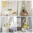 thumbnail image 3 of Flower bed bell crib bee bed bell children's room pendant wind chime, 3 of 8