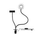 thumbnail image 1 of Injueey Anillo de luz para Selfie, soporte para teléfono móvil, tipo Clip, transmisión en vivo, luz de relleno Teléfono y Comunicación Negro, 1 of 6