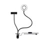 thumbnail image 1 of Injueey Anillo de luz para Selfie, soporte para teléfono móvil, tipo Clip, transmisión en vivo, luz de relleno Teléfono y Comunicación Negro, 1 of 6