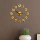 thumbnail image 2 of Reloj de pared DIY: adhesivo de espejo 3D, mecanismo silencioso, funciona con pilas, para decoración del hogar o la oficina, 2 of 3