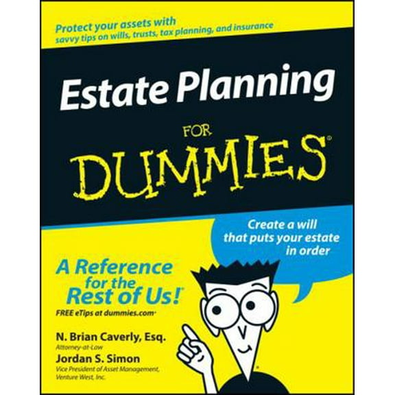 Pre-Owned Estate Planning for Dummies (Paperback) 0764555014 9780764555015