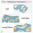 thumbnail image 4 of joogoo Egg on Blue Background Pajamas Set Long Sleeve Soft Cotton Sleepwear 2 Piece 18M, 4 of 7