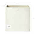 thumbnail image 2 of 3 Sprouts Children's Foldable Fabric Storage Cube Box Soft Toy Bin, Panda Bear, 2 of 3