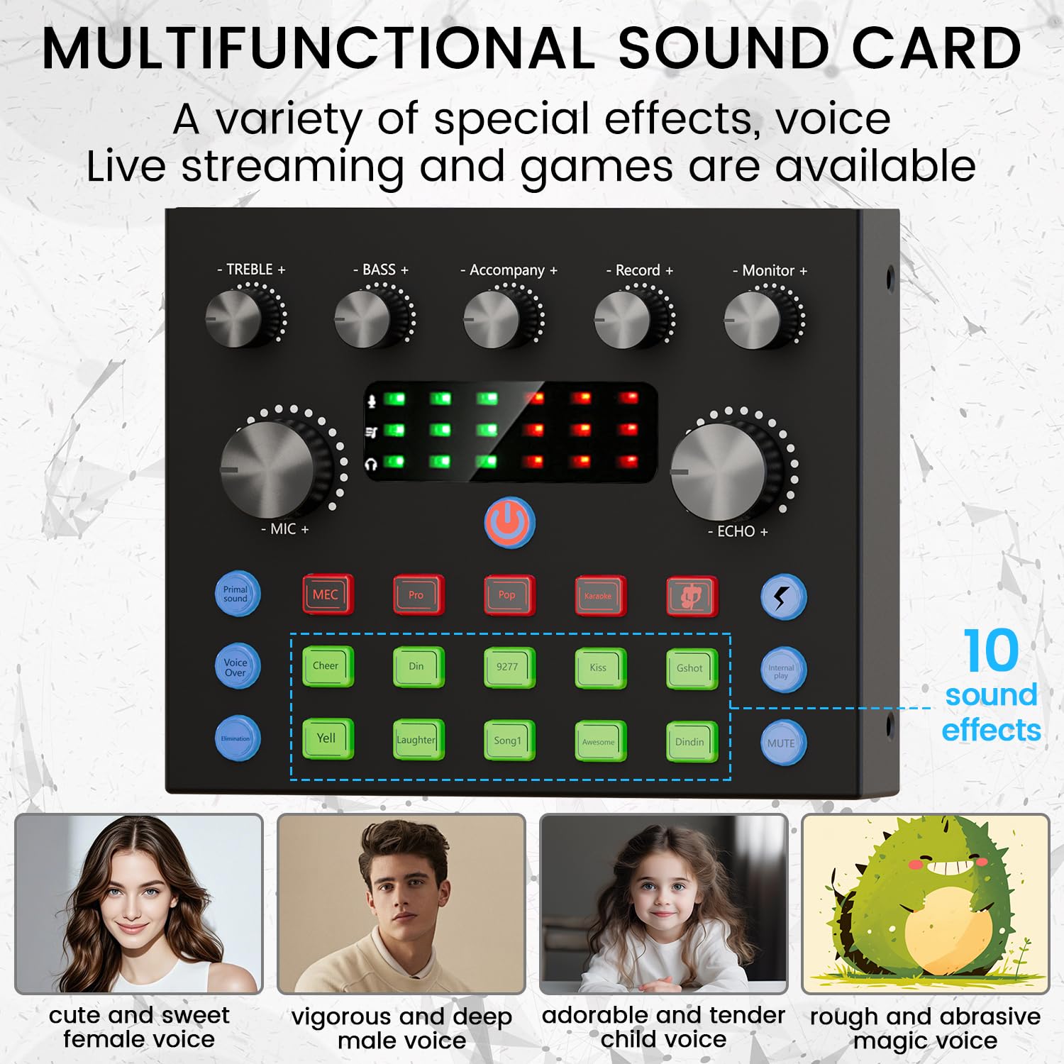 ZealSound Podcast Equipment Studio Bundle With Voice Changer photo 3